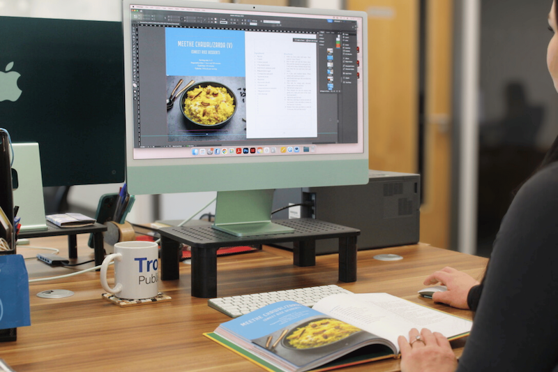 Text design and typesetting